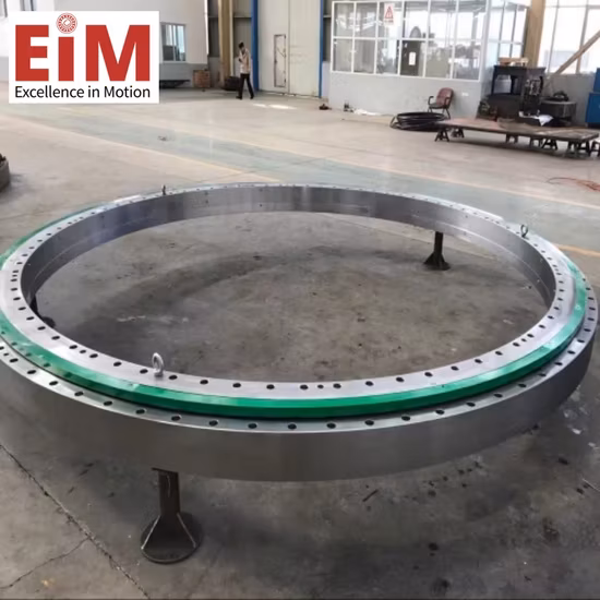 Fabricante de China, rodamientos giratorios para excavadoras y fabricantes de rodamientos giratorios con rodamientos